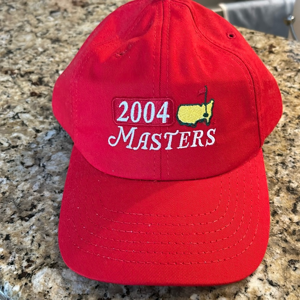 2004 red Masters hat. Never worn.  New